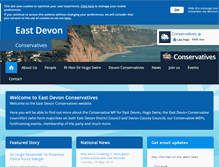 Tablet Screenshot of eastdevonconservatives.org